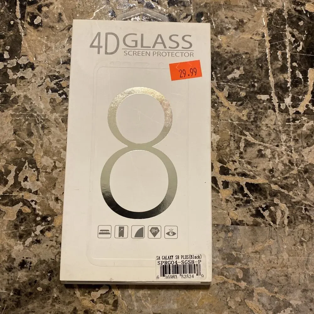 4D GLASS SCREEN PROTECTOR SAMSUNG S8 Plus